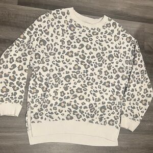 American Eagle Outfitters Animal Print Sweater